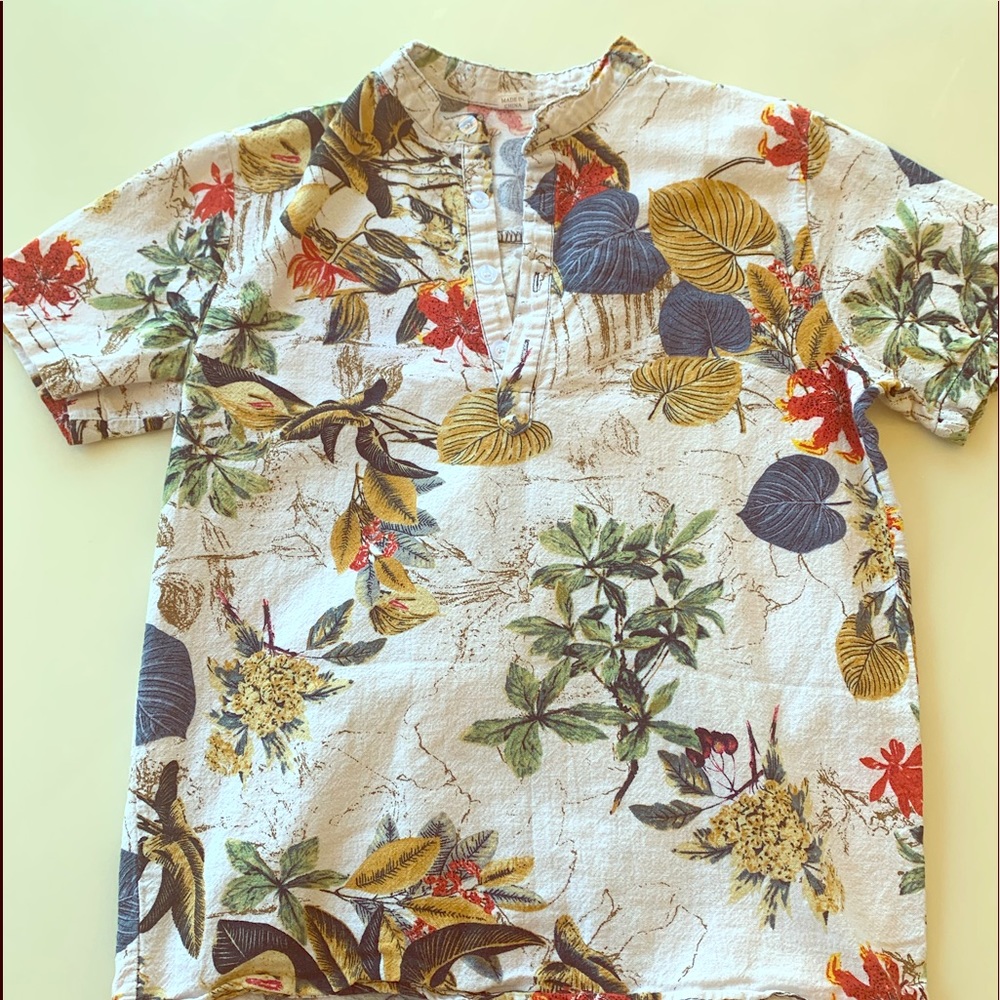 Hawaii Style Beach Button up